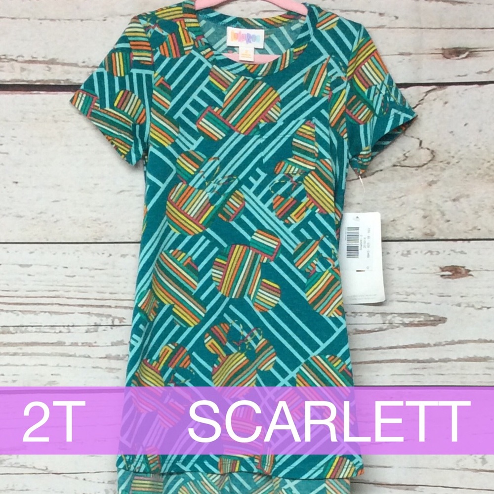 LuLaRoe Scarlett Dress Size 2 NWT